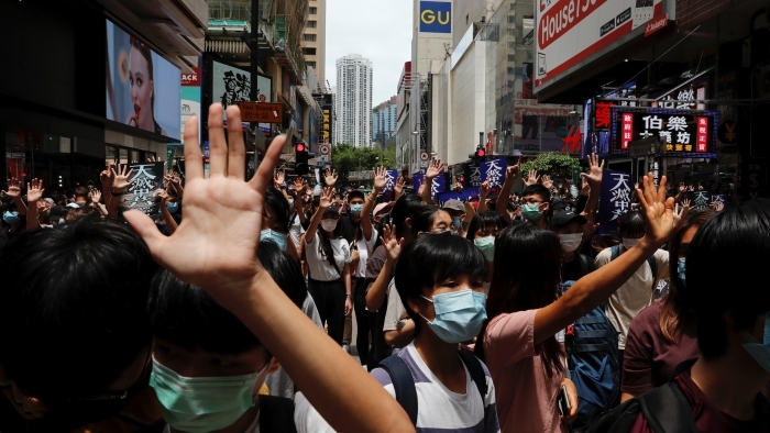 图集 香港反国安法示威 天灭中共 博谈网